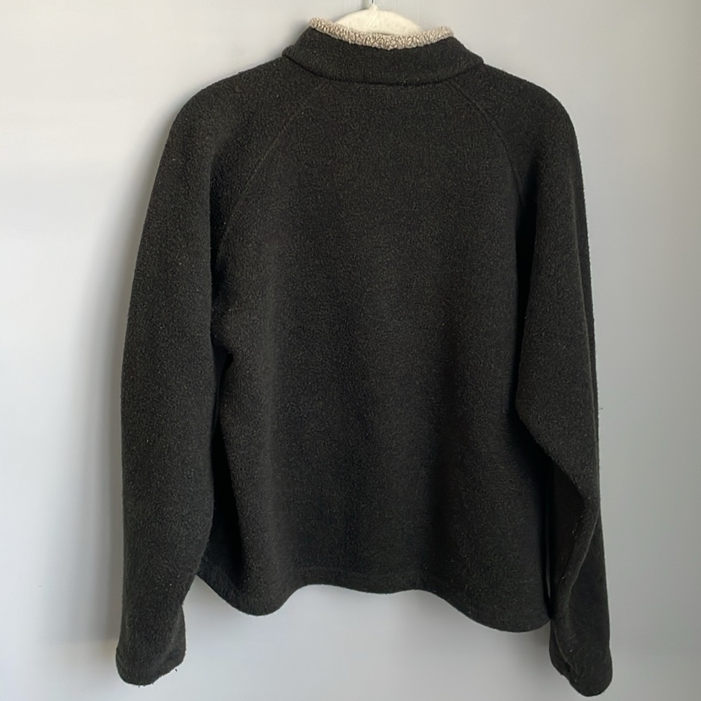 Vintage Alf Kuhl Women’s Alfpaca Sweater Fleece Sherpa Trim Jacket Size Large - Picture 2 of 10
